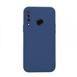 Hülle für Huawei P30 Lite Case Cover Bumper Silikon Softgrip Schutzhülle Farbe: Blau