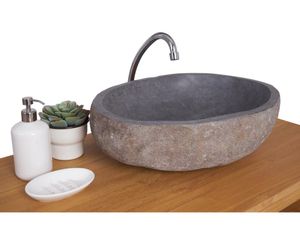 Waschbecken - Stein - Grau - WATU