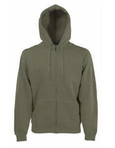 Classic Hooded Sweat Jacket - Farbe: Classic Olive - Größe: XL