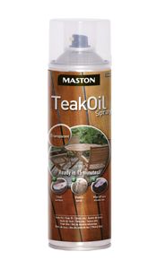 Maston Teaköl-Spray – Transparent – ​​Holzöl-Sprühdose – 500 ml