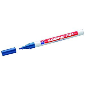 Edding 751 Lackmarker blau 1-2mm Rundspitze