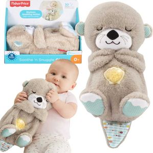 Fisher-Price Interaktives Plüsch Otter Atmendes Schlafendes Maskottchen