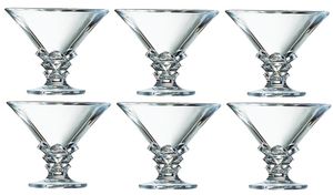 Arcoroc Palmier Eisbecher, Eisschale, 12.7cm, 210ml, Glas, transparent, 6 Stück