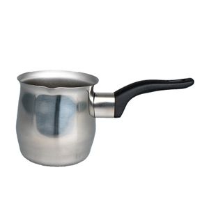 Mokkakanne | Mokka-Kocher | Türkischer Kaffee Kanne | Kaffebereiter | Edelstahl | Ausgussnase | Kunststoffgriff | Für 1-2 Tassen