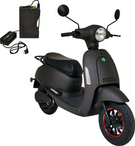 Elektroroller SEED 45 km/h 1200 W Bosch-Motor Lithium-Ionen-Akku (herausnehmbar) schwarz