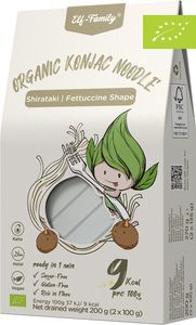 Konjak Nudeln Low Carb Shirataki Nudeln 270g x60erBox (120 pack), Glutenfrei- Elf-Family Instant Pasta Nudeln -Fettuccine MHD: 30.4.2025