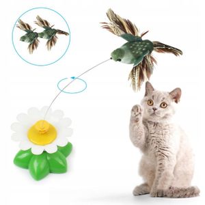 HappyPet Interaktivní hračka pro kočky, létající pták, rotující hračka pro kočky ve tvaru ptáka