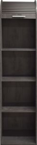 Jalousieschrank "Jalousieschrank" in graphit / graphit mit 2 Einlegeböden. Abmessungen (BxHxT) 46x192x44 cm