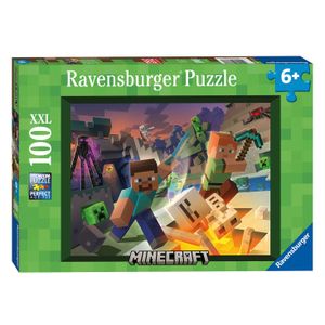 RAVENSBURGER Puzzle Minecraft: Monstra z Minecraftu XXL 100 dílků