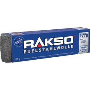 RAKSO® Edelstahlwolle Sorte Extrafein 00   Paket mit 150 g 720700