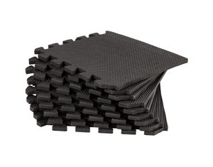 9er Pack Eva Puzzlematten a 30 x 30 x 1 cm Unterlegmatte Spielmatte Lärmschutzmatte Bodenschutz : 9 Stück : 30 x 30 cm