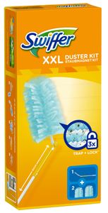 Štartovacia sada Swiffer Dust Magnet XXL 1 teleskopická tyč do 90 cm + 2 utierky na prach