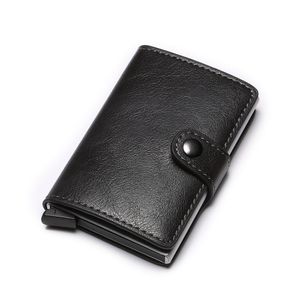 RFID-Geldbörse Kreditkarten-Geldbörse Für Männer Minimalistischer Kartenhalter Intelligente Geldklammer Kompakte Geldhalter Grau