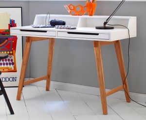 MCA furniture Schreibtisch Tiffy - Weiß matt lackiert