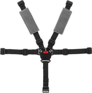 POLISPORT 5 Point Safety Harness Belt + Paddings Black Grey Bilby Ff/Cfs/Rs