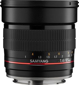 Samyang 85/1,4 Objektiv DSLR Canon EF AE manueller Fokus automatischer Blendenring Fotoobjektiv, Porträtobjektiv schwarz (1021555) Samyang 85/1,4 Objektiv DSLR Canon EF AE manueller Fokus automatischer Blendenring Fotoobjektiv, Porträtobjektiv schwarz (1021555)