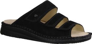 Finn Comfort Mataro pánske mule, kožené, tmavomodré, pohodlné - Značka Finn Comfort, čierne, kožené (nubukrona)