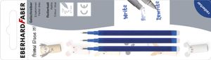 EBERHARD FABER 582153 EBERHARD FABER AnimalEraseIt! Kugelschreiberminen 3 St. blau, 3 St.