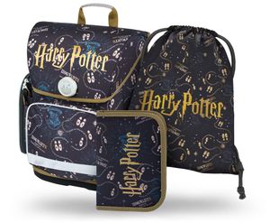BAAGL SET 3 Ergo Harry Potter Poberts Plan: Aktentasche, Federtasche, Tasche