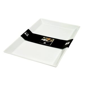 ASA Selection 52145/017 250° Poletto servírovací talíř, obdélníkový talíř, 39,5 x 26 x 3 cm, bílý