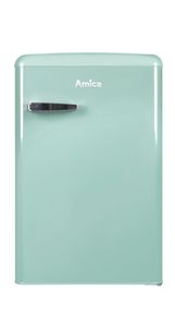 Amica VKS 15623 M, Vollraum-Kühlschrank im Retro Design, 85 cm Höhe, fresh mint,