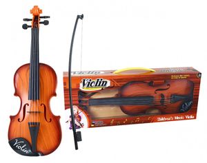 Rappa Tolle Spielzeug Violine Geige für Kinder ab 3 Jahren - in Einem Kartonkoffer mit Griff