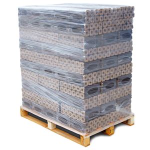 PINI KAY Premium Holzbriketts aus Buchenholz, 96 x 10kg Briketts, 960kg Palette