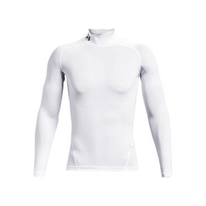 Under Armour UA HG Armour Comp Mock LS-WHT - L