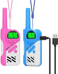 Retevis EZTalk670 Walkie Talkie Kids, vysielačka s bezpečným režimom, nápady na darčeky, detské hračky, hry, outdoorové dobrodružstvo, kempovanie. Retevis EZTalk670 Walkie Talkie Kids, vysielačka s bezpečným režimom, nápady na darčeky, detské hračky, hry, outdoorové dobrodružstvo, kempovanie.