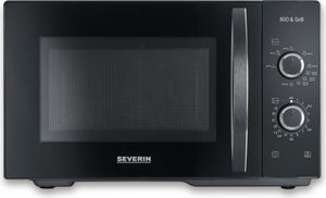 Mikrowelle Grill 2in1 SEVERIN 25 Liter MW 7785 ca. 800 W Timer MW 7785 aus Edelstahl, schwarz Mikrowelle Mikrowelle Mit Grill Grillofen Mikrowellengerät