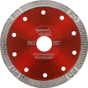 PRODIAMANT Diamanttrennscheibe 125mm Fliese, Feinsteinzeug für Winkelschleifer