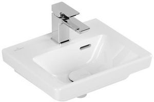 Villeroy & Boch V&B Handwaschbecken SUBWAY 3.0 370x305mm m ÜL mit Hahnloch weiß C+