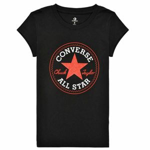 Kurzarm-T-Shirt für Kinder Converse Timeless  Schwarz - 12-13 Jahre