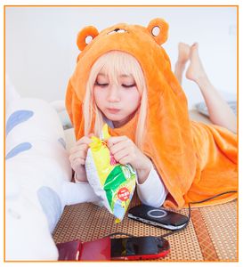 Himouto! Umaru-chan Umhang Anime Umaru chan Doma Umaru Cosplay Kostüm Flanellmäntel Decke Soft Cap Hoodie