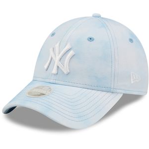New Era 9Forty Damen Cap - TIE DYE New York Yankees sky blue