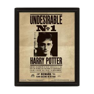 Harry Potter - Poster, 3D, "Sirius" PM3867 (20,5 cm x 25,5 cm x 0,2 cm) (Schwarz/Braun)