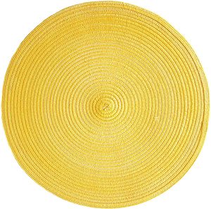 Pichler SAMBA Tischset rund 38cm zitrone gelb (ZI)