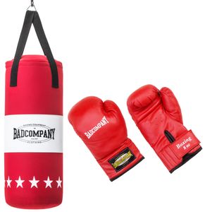 Junior Box-Set Boxsack mit Handschuhe red
