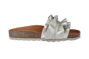 Verbenas Rocio Damenschuhe Pantoletten Silber Freizeit, Schuhgröße:38 EU