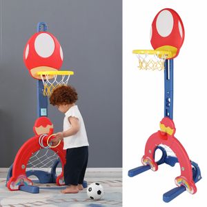 Einziehbares Basketballständer Spielset Höhenverstellbares Basketballspiel für Kinder im Innenbereich