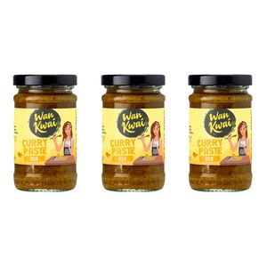 Wan Kwai Thai Curry Paste gelb Gewürzpaste roter Chili  110g 3er Pack