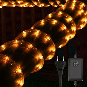 VINGO LED Lichtschlauch Lichterschlauch,40M,Innen/Außsen,IP44,Lichterkette Lichtband Licht,Gelb