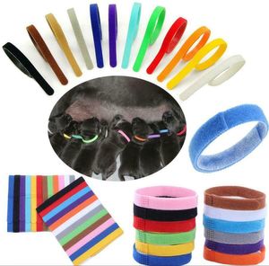 Melario 12× Haustierhalsband Welpenhalsbaender ID Halsband Klettband Welpen halsbänder