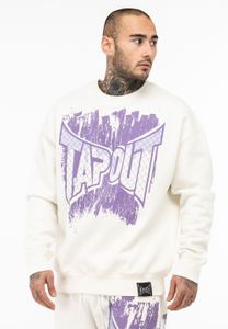 Herren Rundhals Sweatshirt Oversize CF CREW White/Lilac S Tapout