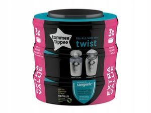 TOMMEE TIPPEE Sangenic Twist Refil Cassette, 3 szt. Tommee Tippee