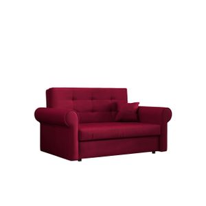 Mirjan24 Schlafsofa Viva Silver II, Stilvoll Zweisitzer Couch, Sofa mit Bettkasten und Schlaffunktion, Schlafcouch (Kronos 02)