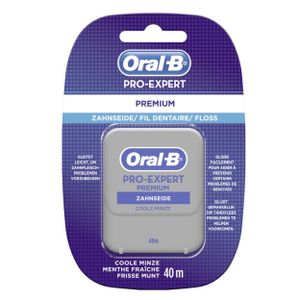 Oral-B Pro Expert Premium Zahnseide coole Minze 40m 4er Pack (4x 1 Stück)