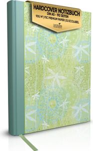 LifeDesign Notizbuch Skizzenbuch Tagebuch Bullet-Journal | DIN A5 | blanko | 192 Seiten | Libelle