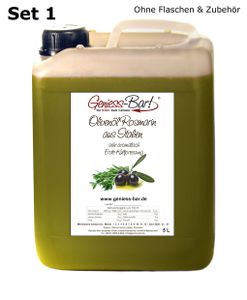 Olivenöl Rosmarin aus Italien 5L - extra vergine kaltgepresst sehr aromatisch