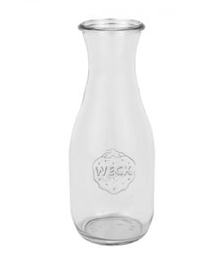 12er Set Weck Gläser 1062ml Saftflasche inkl. Gelierzauber Rezeptheft von Diamantzucker